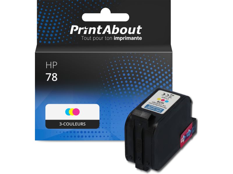 PrintAbout HP 78 Triple-Color Ink Cartridge (C6578A)