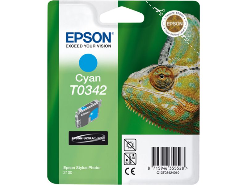Epson T034 Cyan Ink Cartridge (C13T034240)