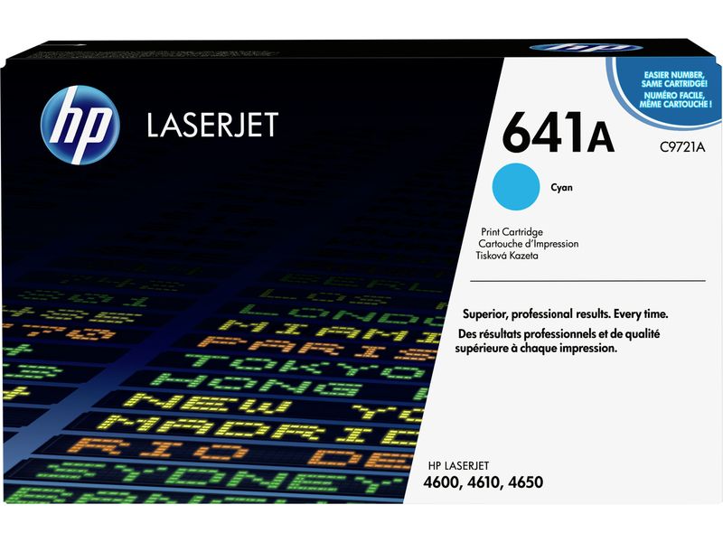 Toner HP 641A Cian (C9721A)