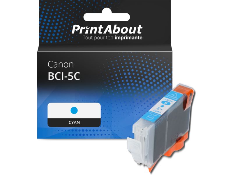 Cartouche d'encre Canon BCI-5C Cyan