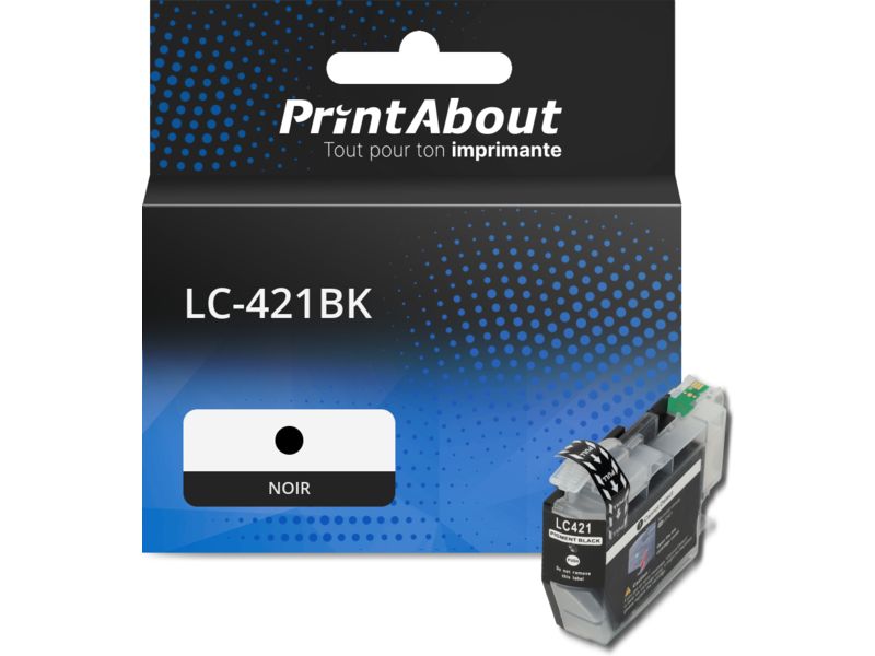 Cartouche d'encre Brother LC-421BK - Noir