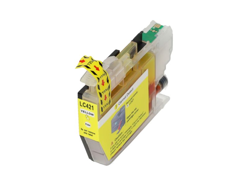 Brother LC-421Y Yellow Compatible Cartridge