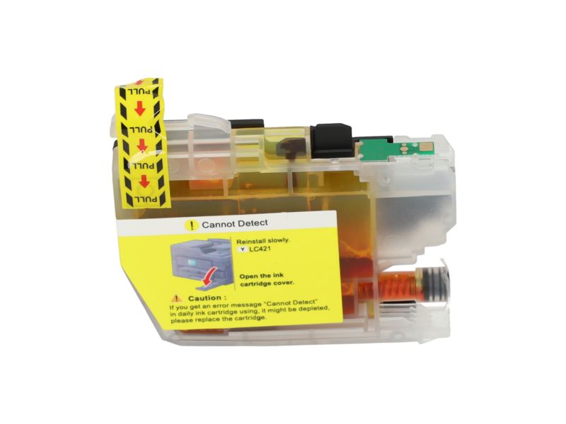 Brother LC-421Y Yellow Compatible Cartridge