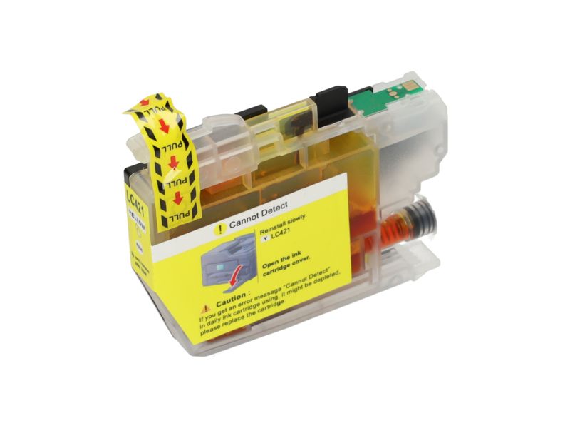 Brother LC-421Y Yellow Compatible Cartridge