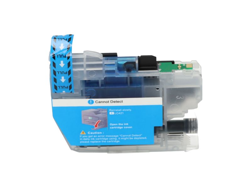 Brother LC-421XLC Compatible Cartridge - Cyan - High Capacity