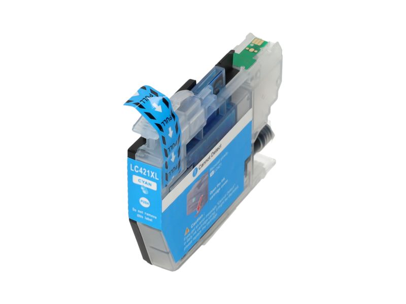 Brother LC-421XLC Compatible Cartridge - Cyan - High Capacity