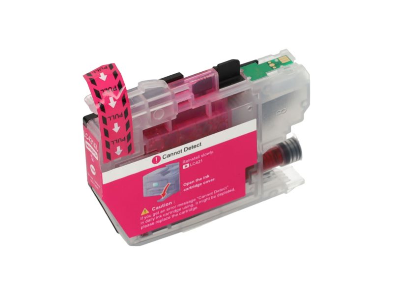 Cartucho compatible Brother LC-421XLM - Magenta - Alta capacidad