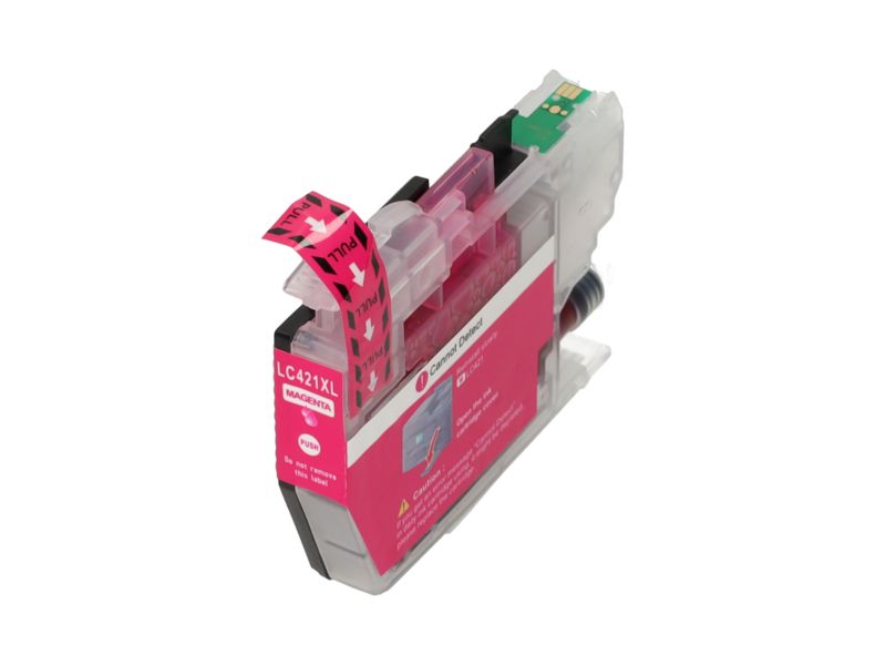 Cartucho compatible Brother LC-421XLM - Magenta - Alta capacidad