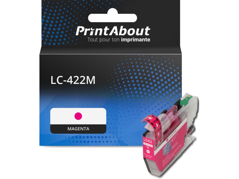 Cartouche d'encre Brother LC-422M Magentă par PrintAbout