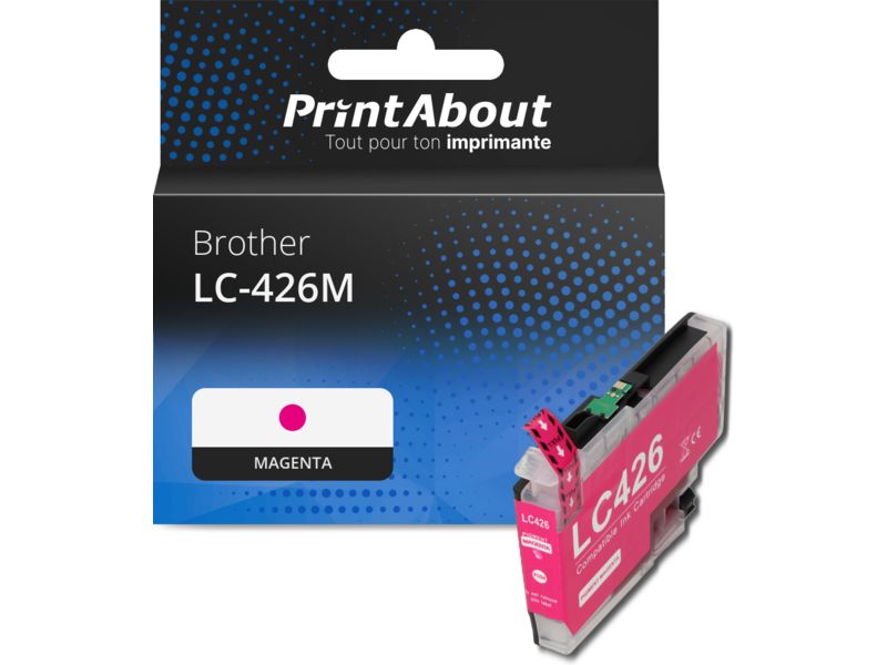 Cartucho compatible Brother LC-426M Magenta por PrintAbout