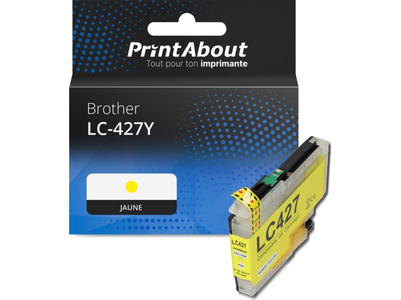 Brother LC-427Y Yellow Compatible Cartridge