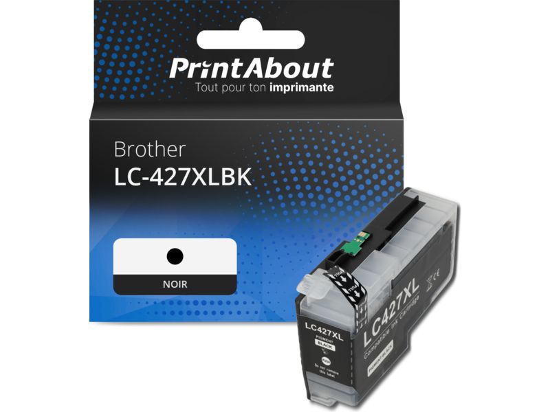 Cartouche d'encre Brother LC-427XLBK - Noir - Grande capacité