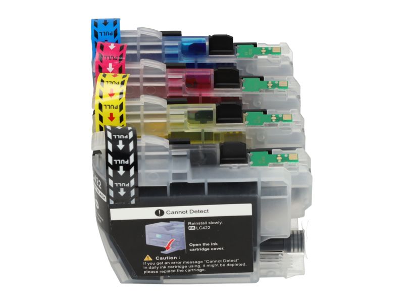 Cartucho compatible Brother LC-422VAL - 4 colores - Multipack