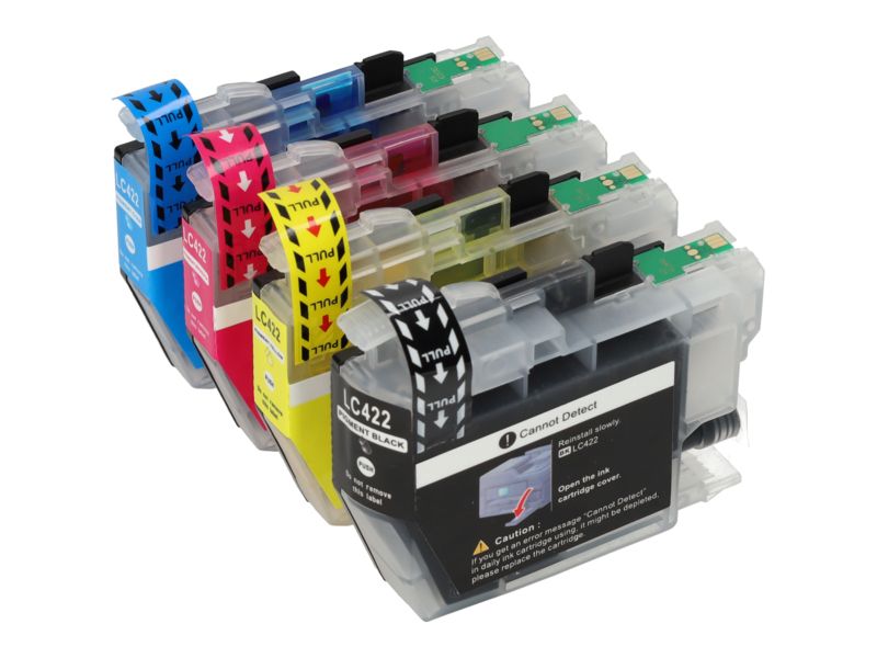 Cartucho compatible Brother LC-422VAL - 4 colores - Multipack