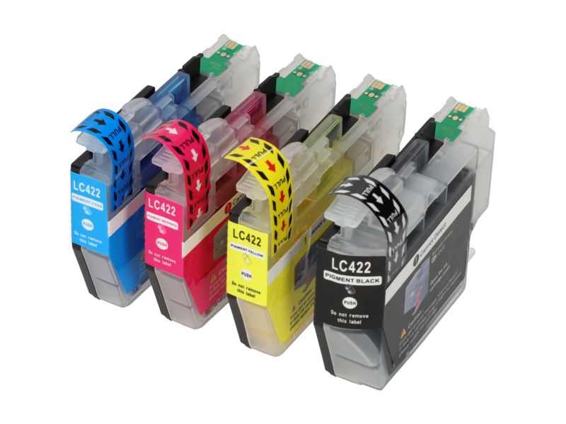 Cartucho compatible Brother LC-422VAL - 4 colores - Multipack