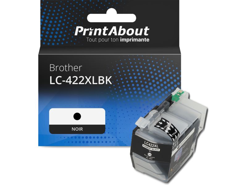 Brother LC-422XLBK Ink Cartridge - Black - High Capacity