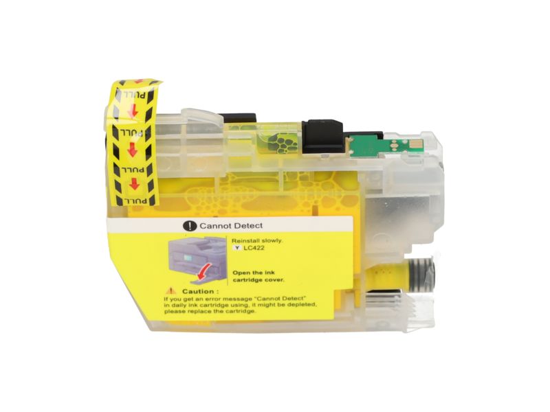 Cartucho compatible Brother LC-422XLY - Amarillo - Alta capacidad