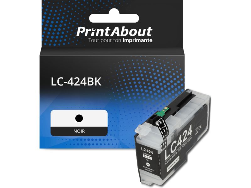 Cartouche d'encre Brother LC-424BK - Noir