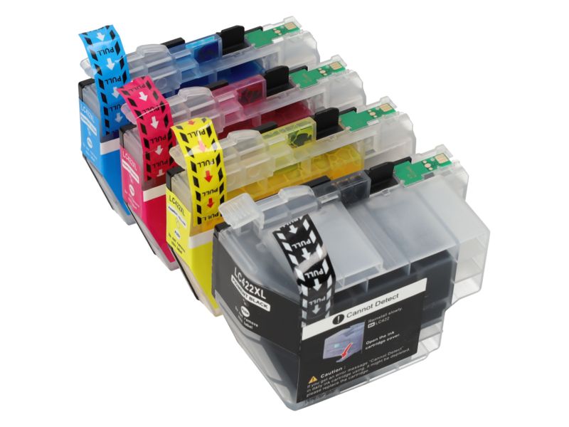 Cartucho compatible Brother LC-422XLVAL - 4 colores - Alta capacidad - Multipack por PrintAbout