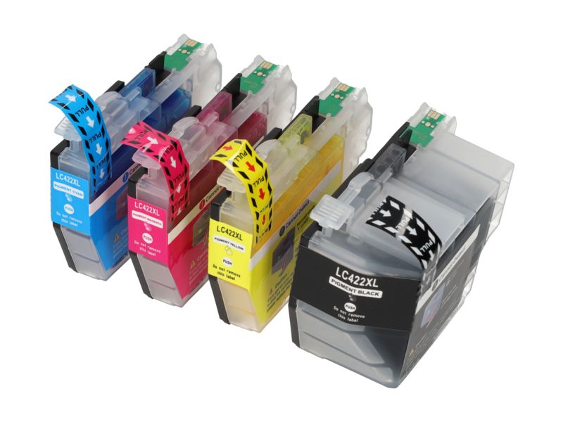 Cartucho compatible Brother LC-422XLVAL - 4 colores - Alta capacidad - Multipack por PrintAbout