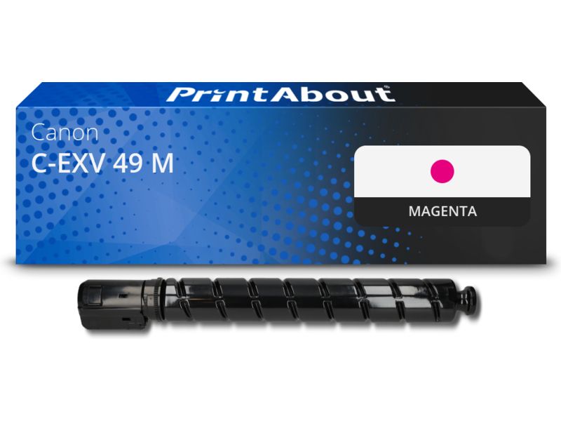 PrintAbout Compatible Canon C-EXV 49M Magenta Toner