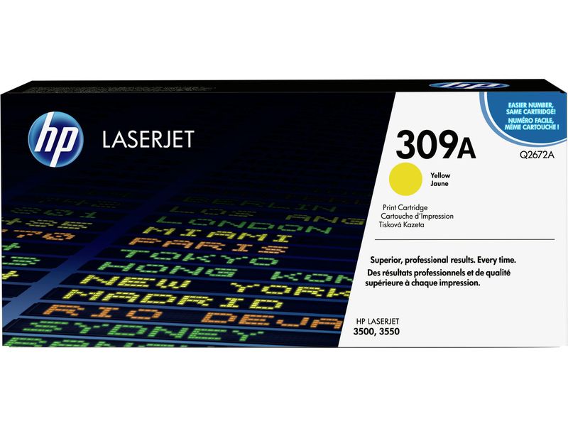 Toner HP 309A (Q2672A) Amarillo