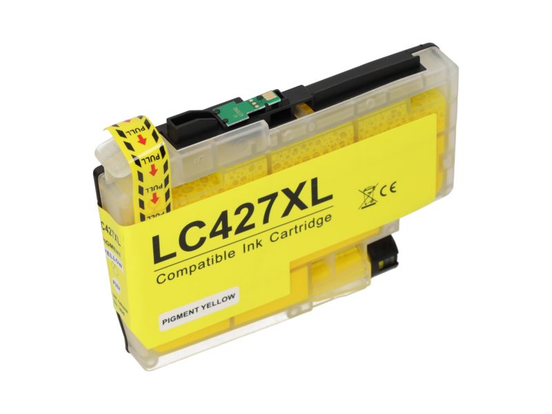 Cartouche compatible Brother LC-427XLY - Jaune - Grande capacité