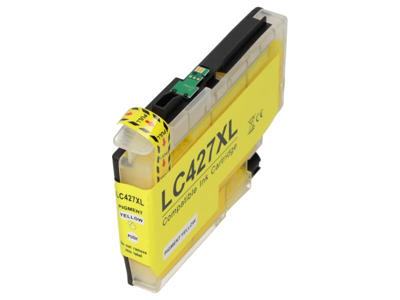 Cartouche compatible Brother LC-427XLY - Jaune - Grande capacité