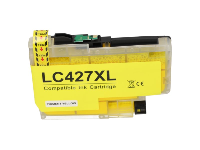 Cartouche compatible Brother LC-427XLY - Jaune - Grande capacité
