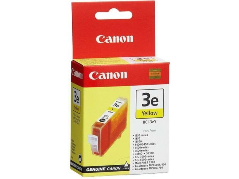Cartouche d'encre Canon BCI-3eY Jaune