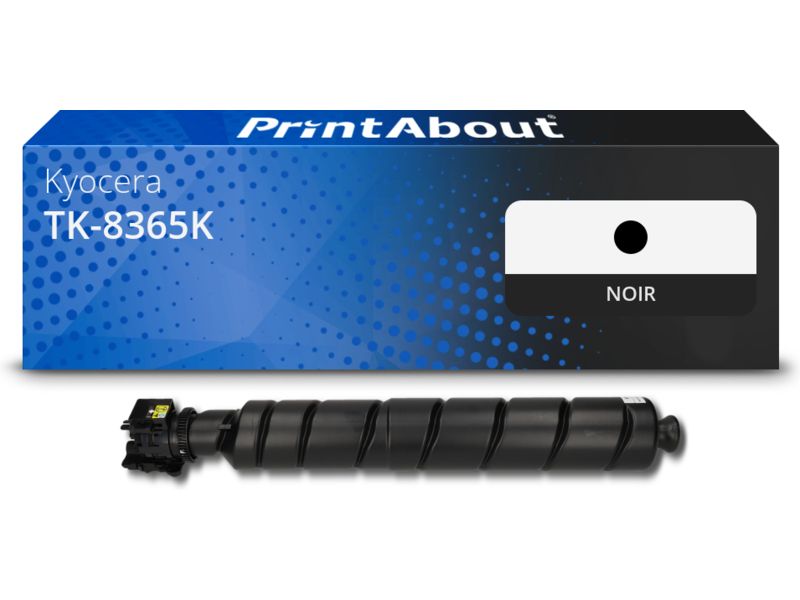 Toner PrintAbout Kyocera TK-8365K - Noir