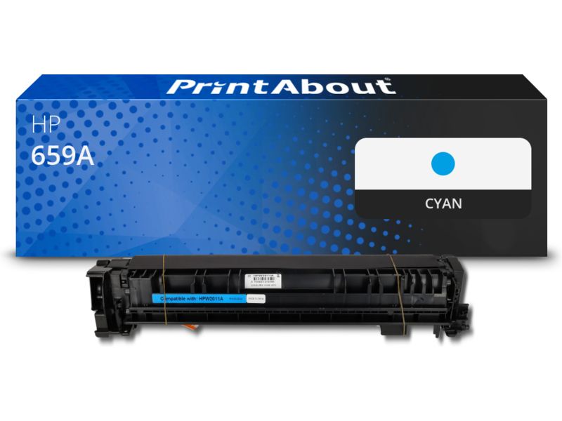 Toner compatible PrintAbout HP 659A (W2011A) ciano