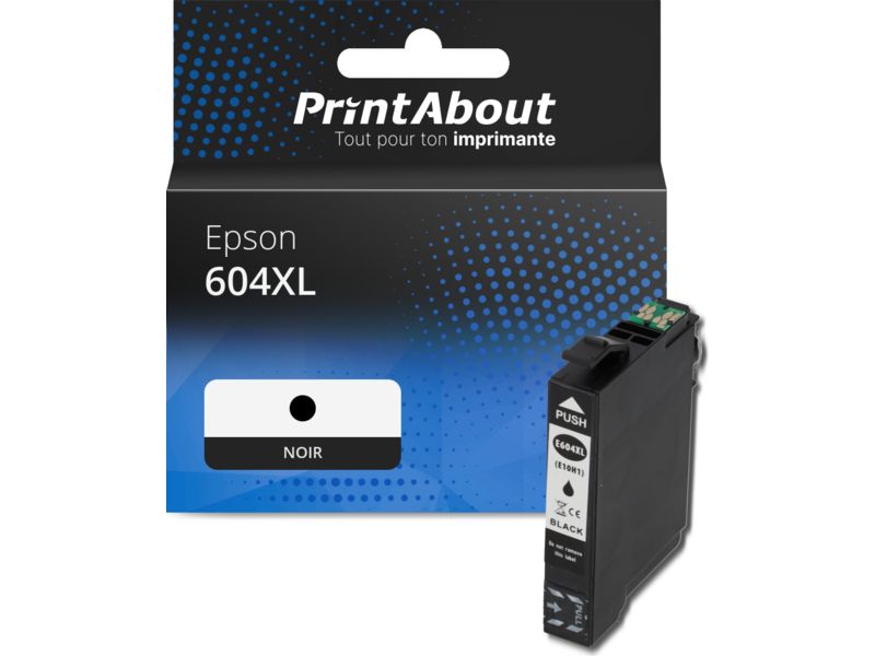 Cartucho compatible Epson 604XL (C13T10H14010) - Negro - Alta capacidad