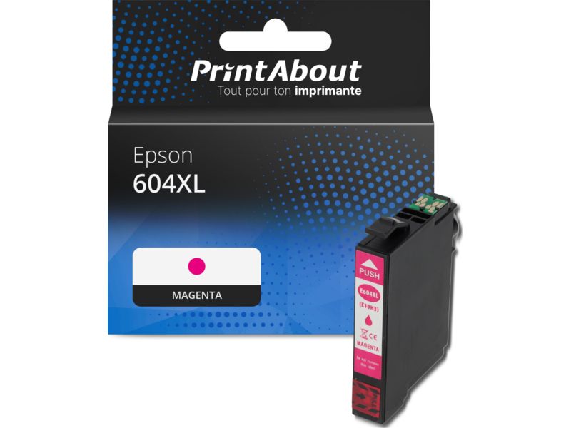 Cartouche d'encre Epson 604XL Magenta - Grande capacité