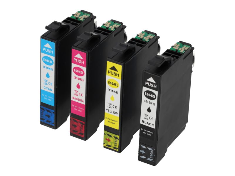 Cartouche compatible Epson 604XL (C13T10H64010) - 4 couleurs - Grande capacité - Multipack par PrintAbout