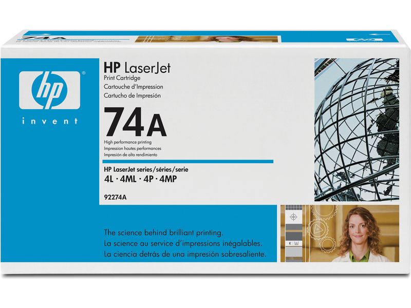 Toner HP Negro 74A (92274A)