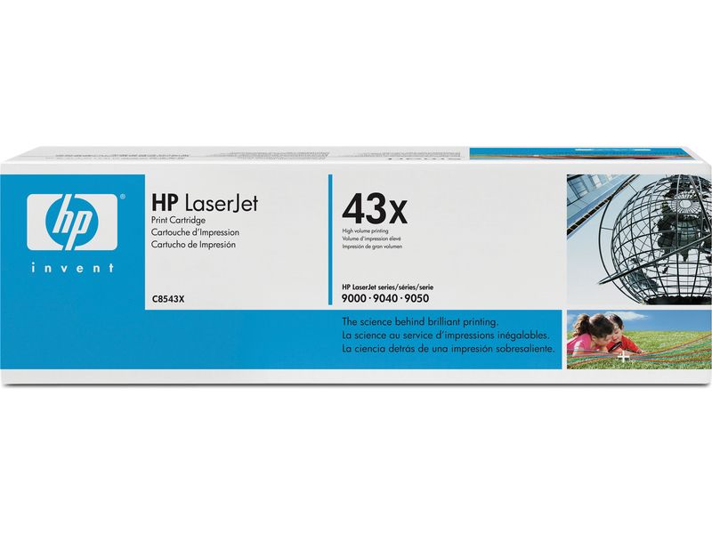 Cartouche toner HP 43X grande capacité - Noir (C8543X)