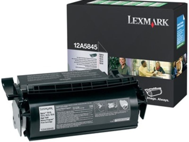 Toner Lexmark 12A5845 Negro
