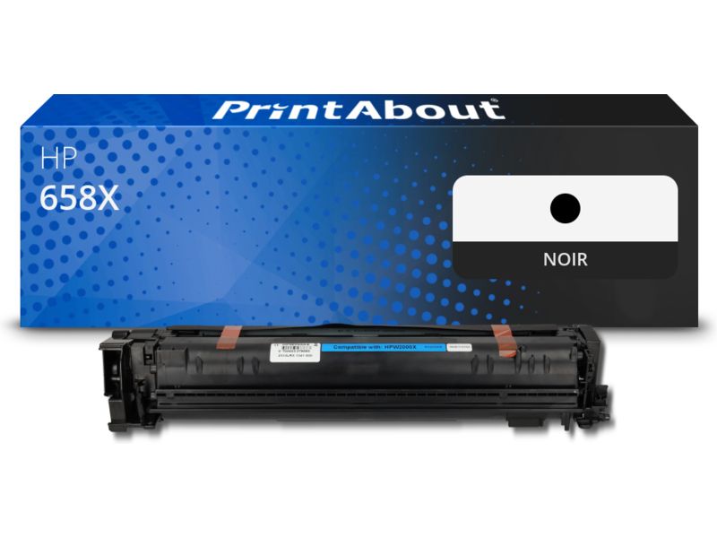 PrintAbout Compatible HP 658X Toner - Black - High Capacity