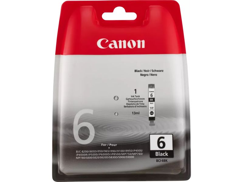 Canon BCI-6BK Black Ink Cartridge
