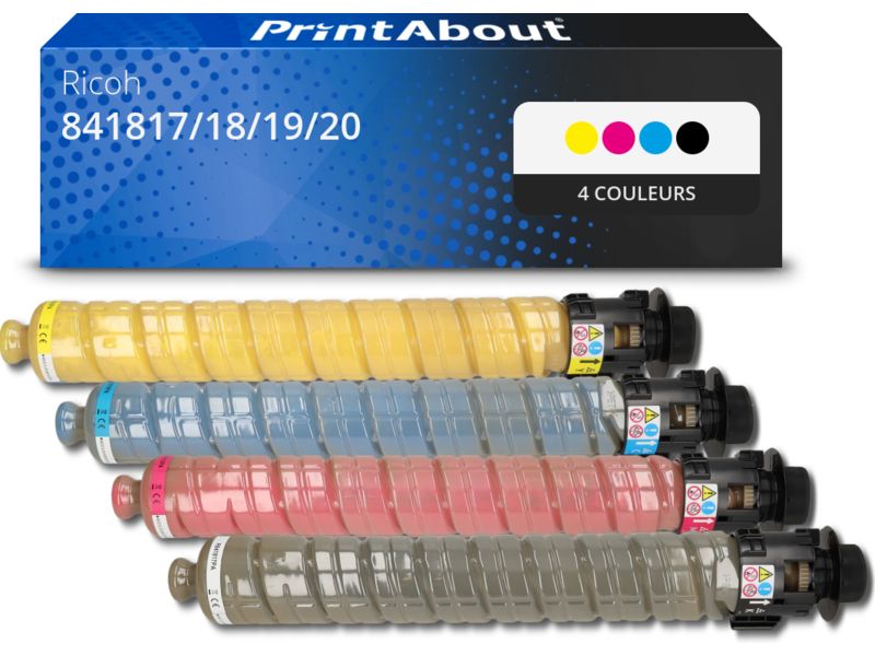 Ricoh Compatible Toner 841817/18/19/20 (MP C3503) - 4-Color Multipack
