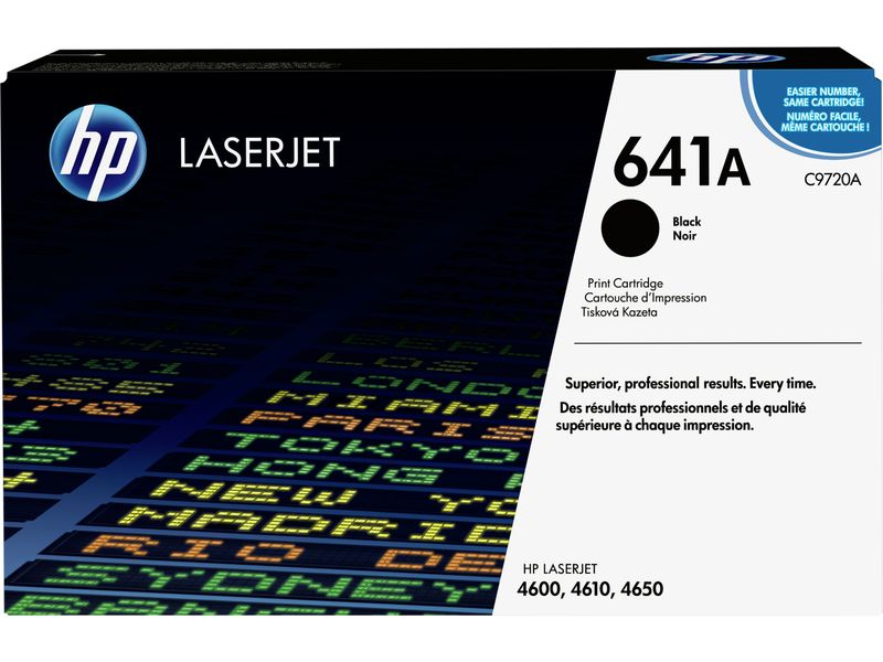 HP 641A (C9720A) Black Toner