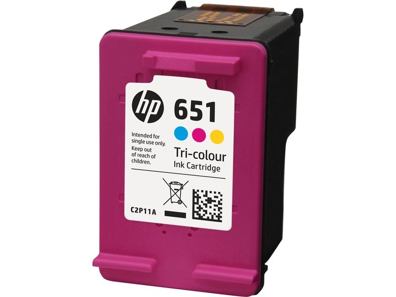 Cartucho de tinta HP 651 Tri-Colores (C2P11AE)