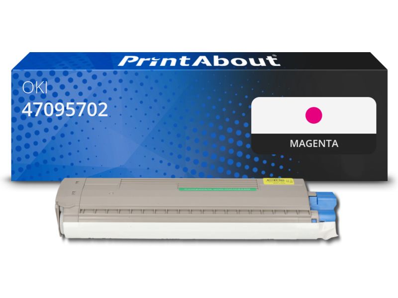 Toner compatible PrintAbout OKI - Magentă (47095702)