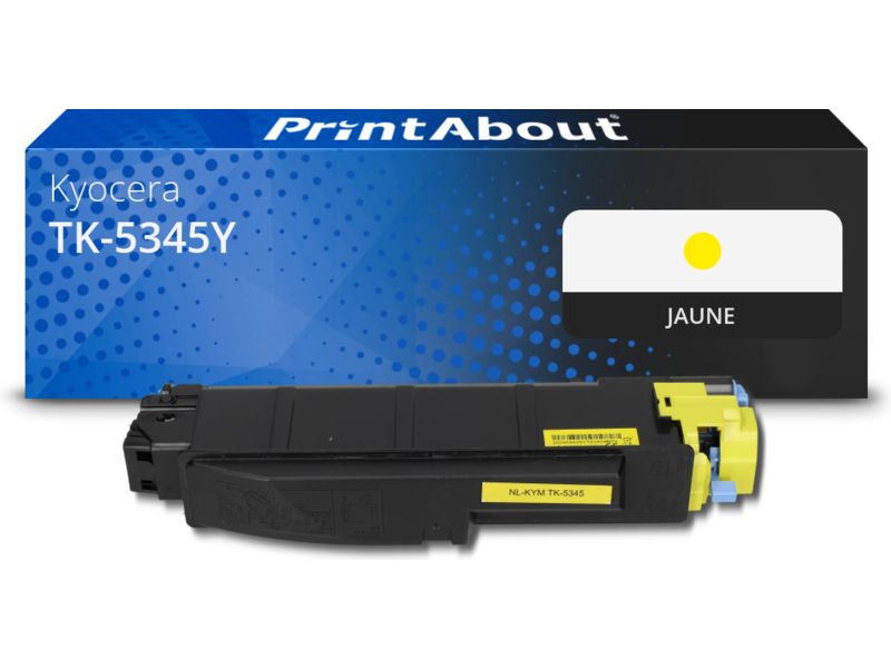 PrintAbout Kyocera Compatible Toner TK-5345Y - Yellow