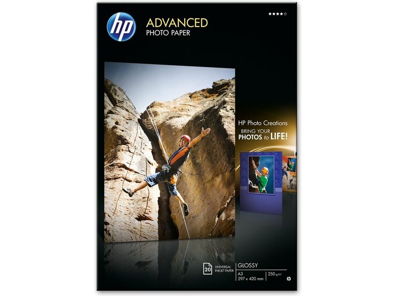 HP Photo Paper - A4, 60gsm, Black