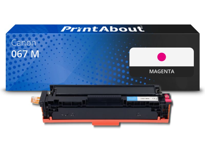 Toner compatible Canon 067 M - Magenta por PrintAbout (Capacidad: 1400)