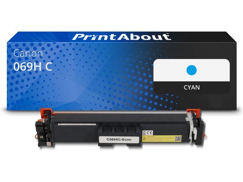 Toner PrintAbout Compatible con Canon 069H C - Cian - Alta Capacidad