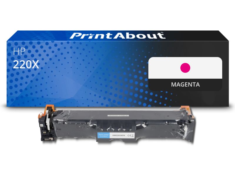 Toner compatible PrintAbout HP 220X (W2203X) - Magentă - Grande capacité