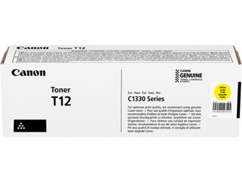 Cartouche de toner jaune Canon T12 (5095C006)